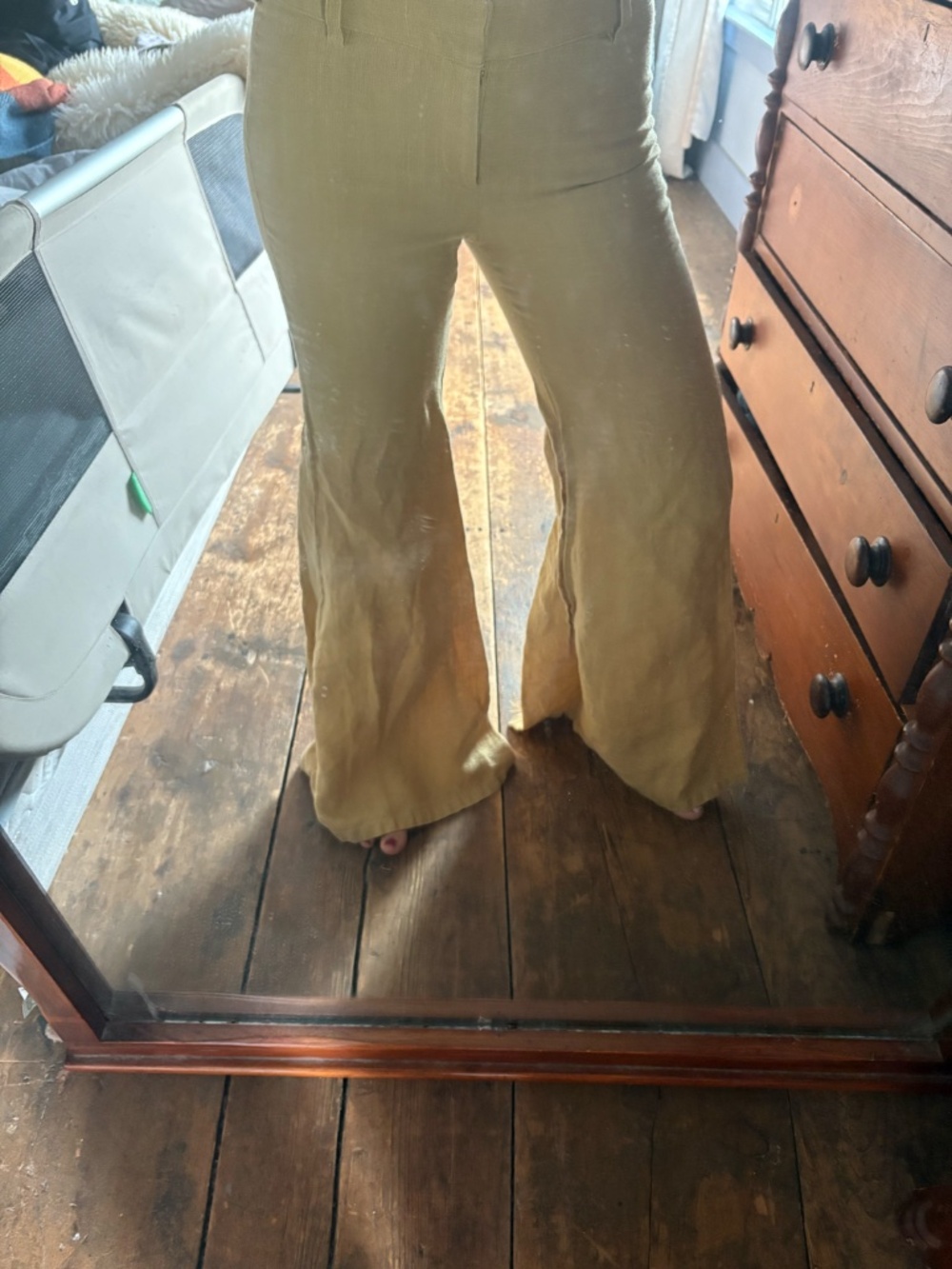 The Hempest flare yellow pant - Picture 3 of 3
